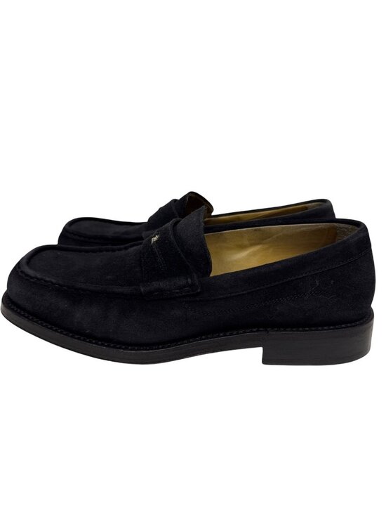 Gianni Versace Men\'s Black Suede Medusa Square Toe Loafers EU 43.5 US 9.5 Italy